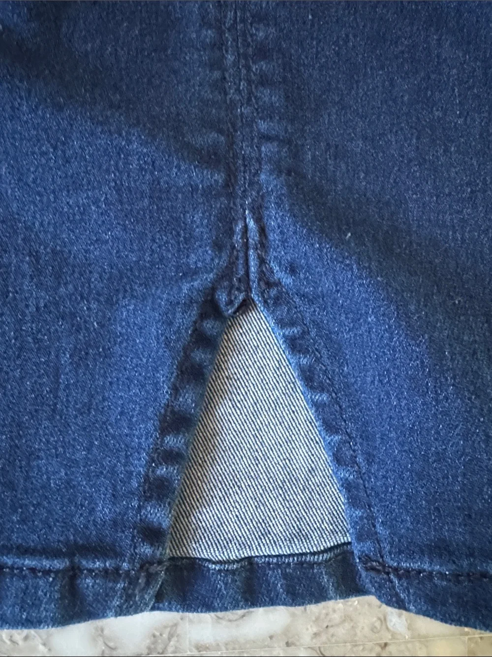 Free People Indigo Denim Mini Skirt